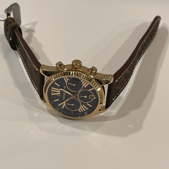 MK6206 Michael Kors Woman’s Watch Handmade LV Band main image 7